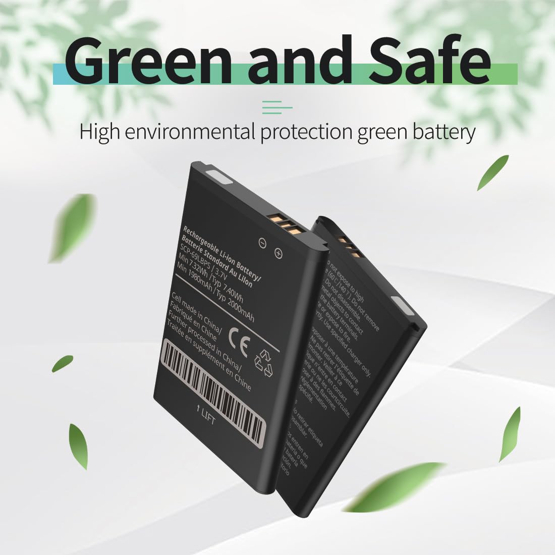 Amazon.com: ITMBET SCP-69LBPS SCP-63LBPS Battery, 2000mAh High